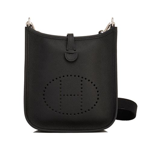 hermes crossbody bag black.